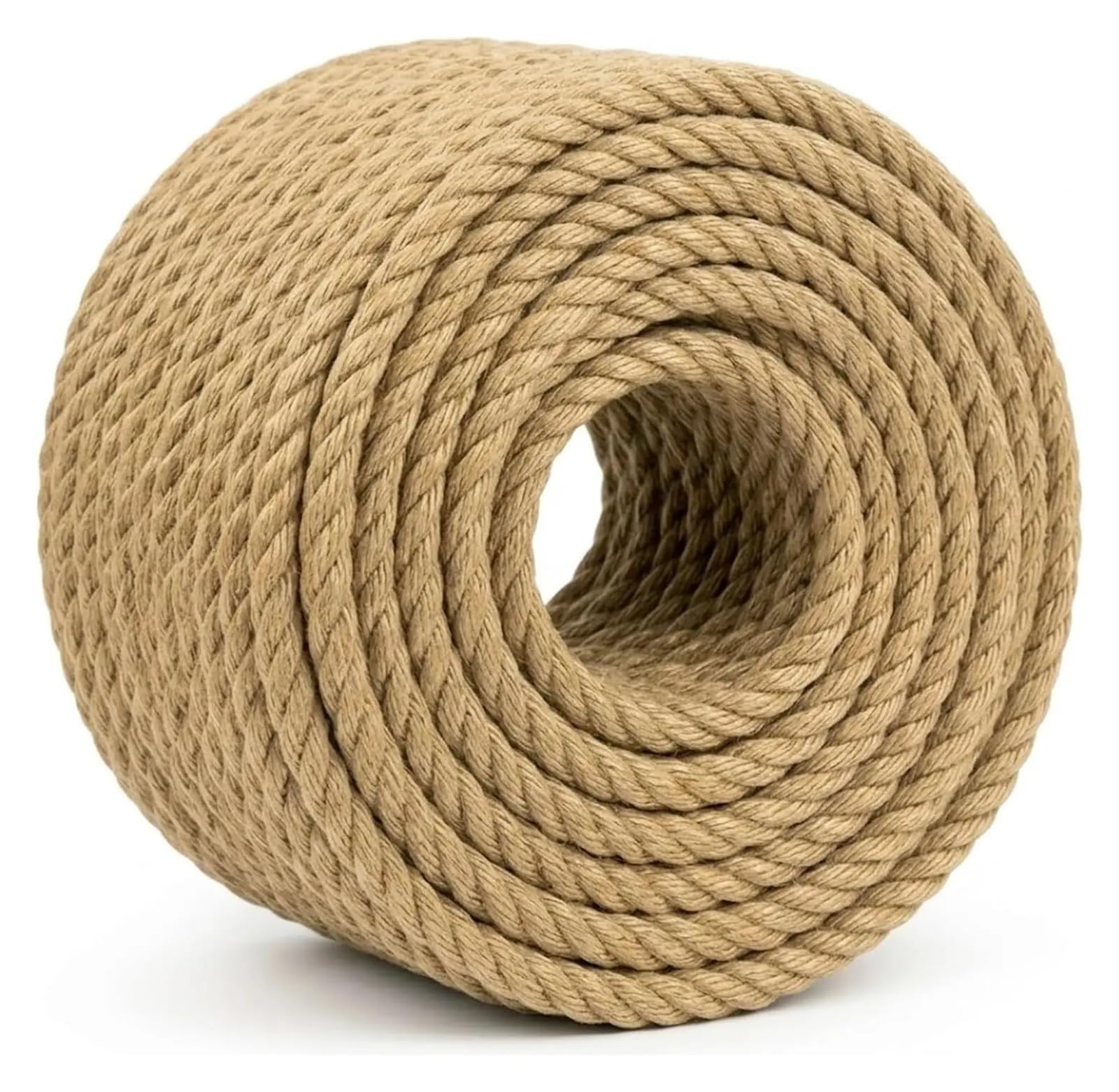 Cuerda de cáñamo de 24mm de grosor y 30M de largo para columpios y decoración