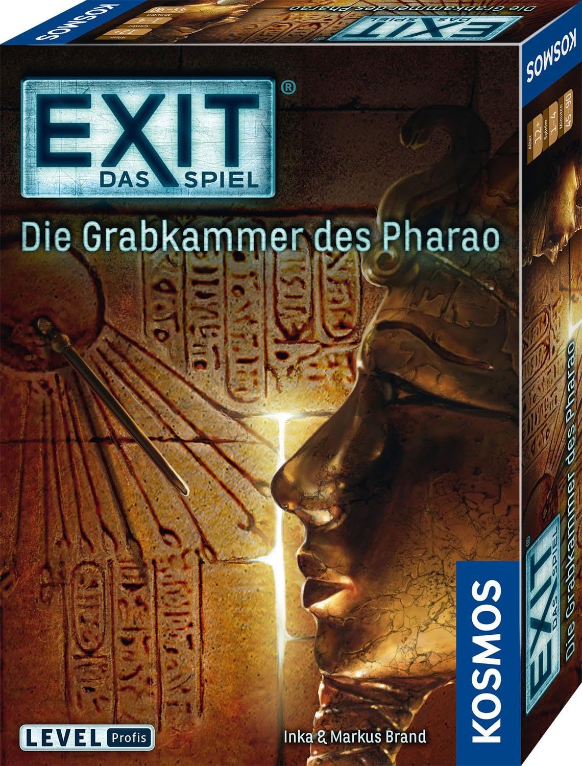 KOSMOS Games 692698 – Exit – The Game – The Tomb of the Pharaoh, Fans of the Year 2017 ( GERMAN VERSION)