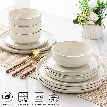Amazon.com | GBHOME Ceramic Dinnerware Sets for 6, 18pcs