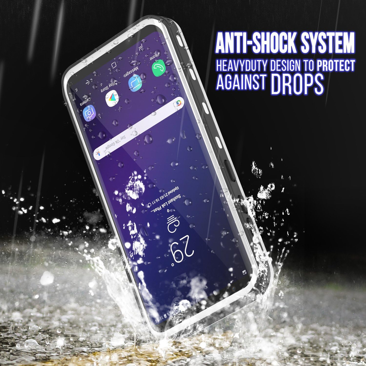 Fеаturеd Prоduсt Galaxy S9 Plus Waterproof Case, Punkcase [KickStud Series] [Slim Fit] [IP68 Certified] [Shockproof] [Snowproof] Armor Cover W/Built-in Kickstand + Screen Protector for Samsung Galaxy S9+ [White]