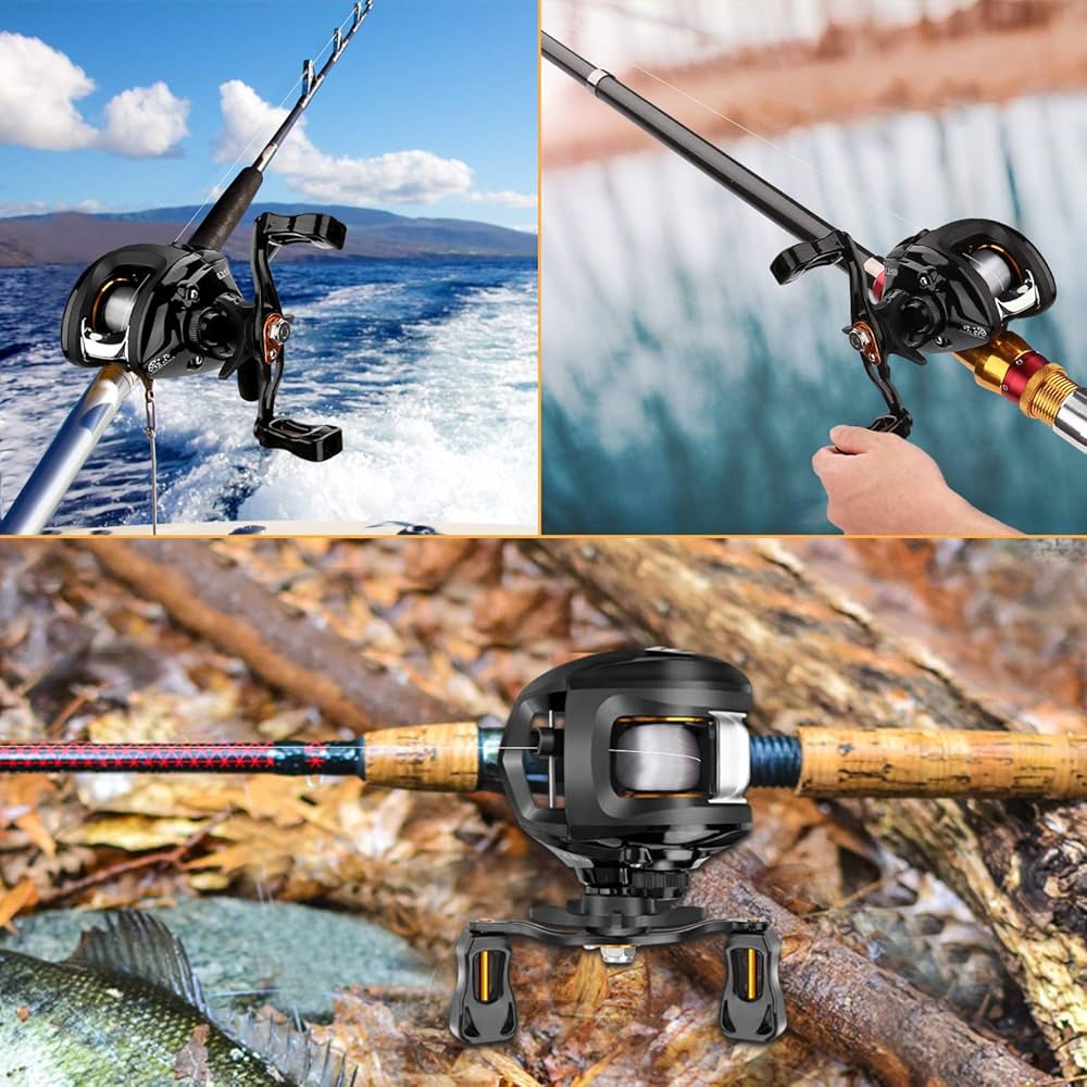 CAPACI RS-100Lレフトハンドルリール 6.3:1 ギア比 CAPACI RS-100Lレフトハンドルリール 6.3:1 ギア比 CAPACI RS