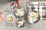 Tramontina - TRAMONTINA-Poêle Grano Ø 20cm - 1,2L Inox Triply - Cuisson perfectionnée, cuisson homogène, poignée ergonomique. Adaptée à l'induction, facile à nettoyer. - 3