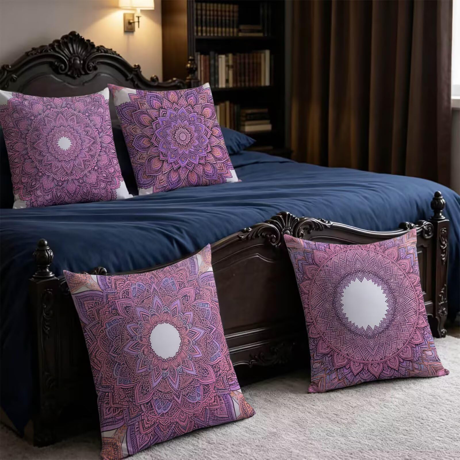 4 Pack Kopfkissenbezug Flower Shape Outdoor 55x55cm Kissenbezug THDZ-2751