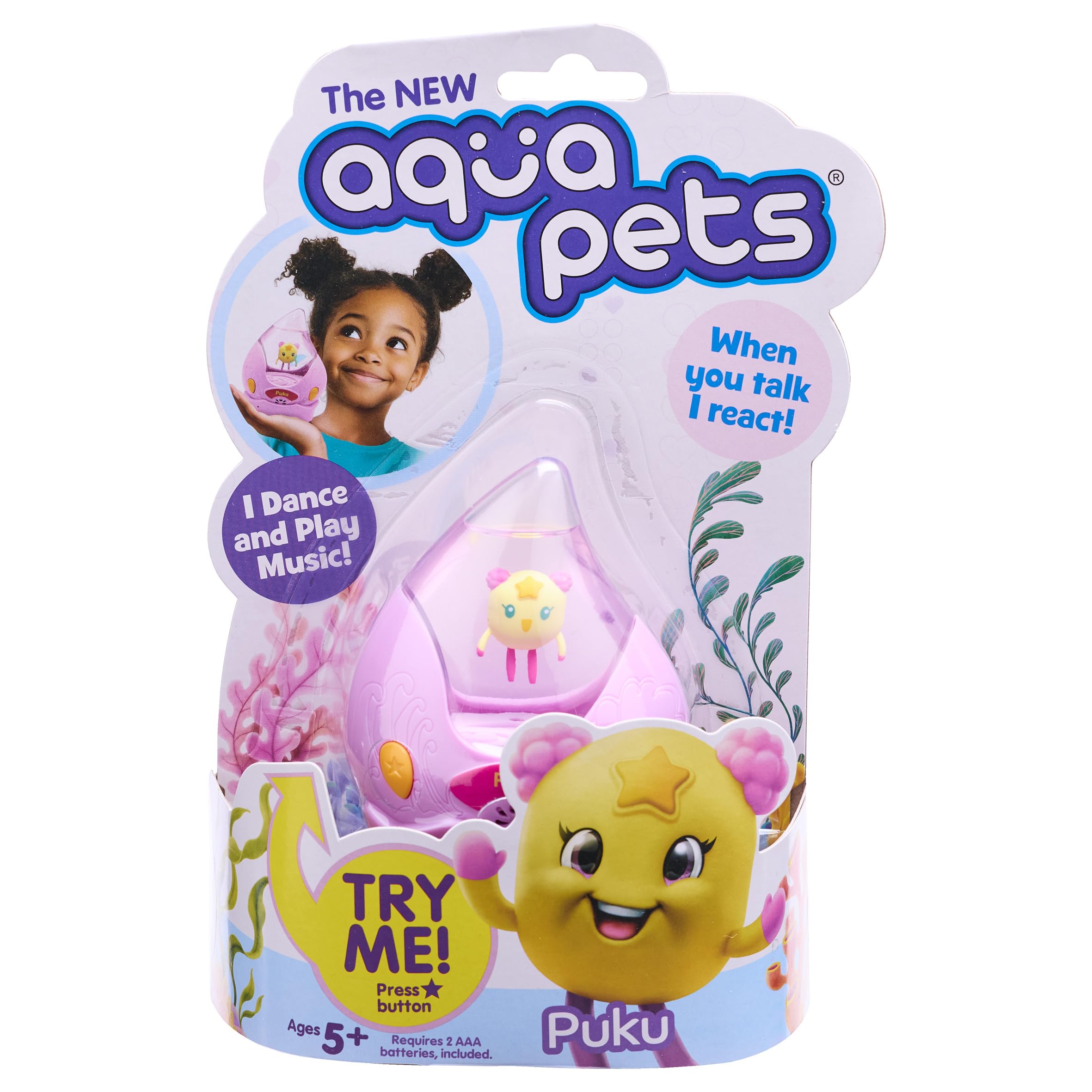 Aquapets Puku - interactive dancing pets with musical sounds and moves.