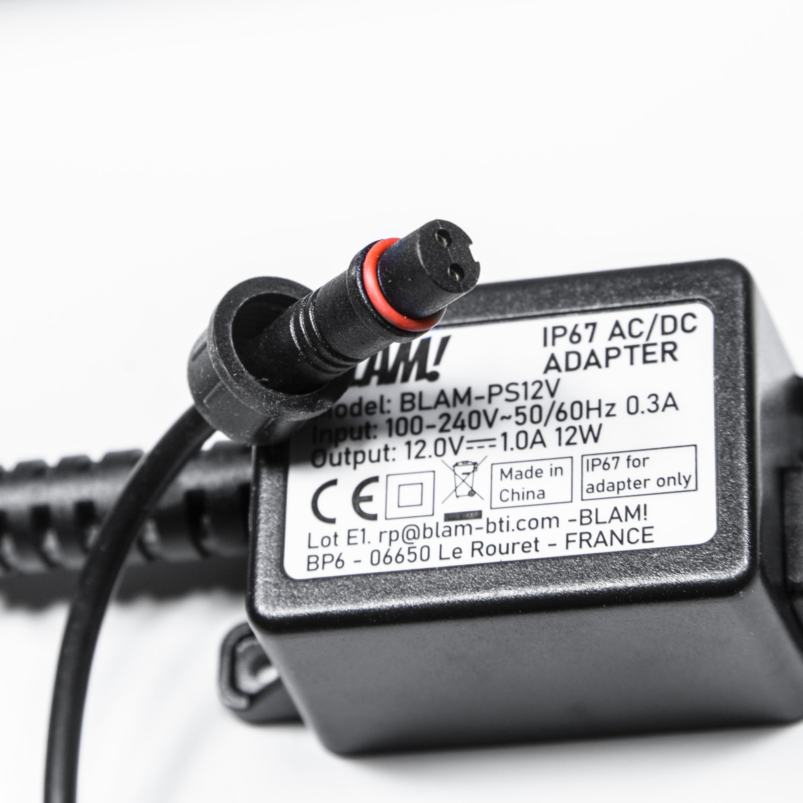 BLAM Transformateur d’Alimentation électrique 12V Compatible avec Biogents(*) BG-Mosquitaire(*) – Piège à Moustique, IP67, 9m de câble, Prise UE