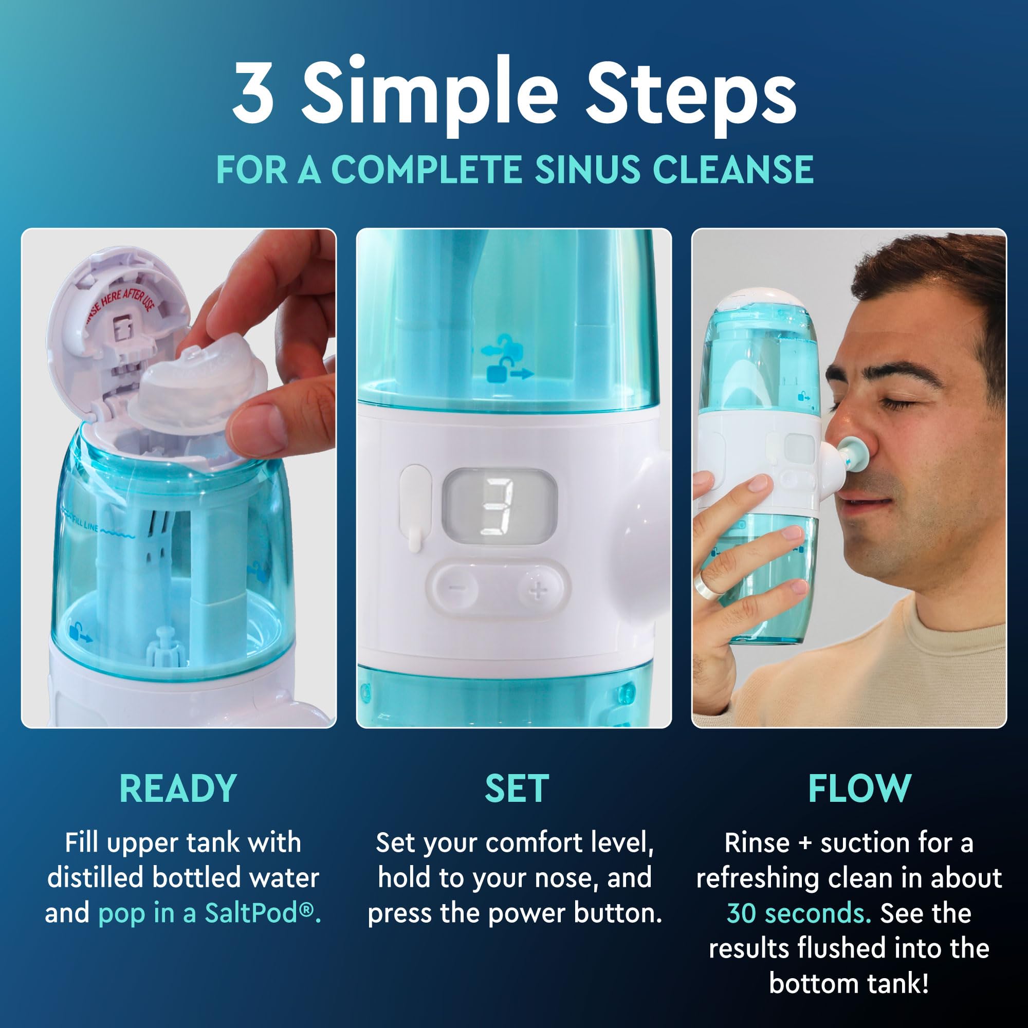 Navage Advanced Nose Cleaner - Powered Suction Nasal Irrigation System — Amazon image 7