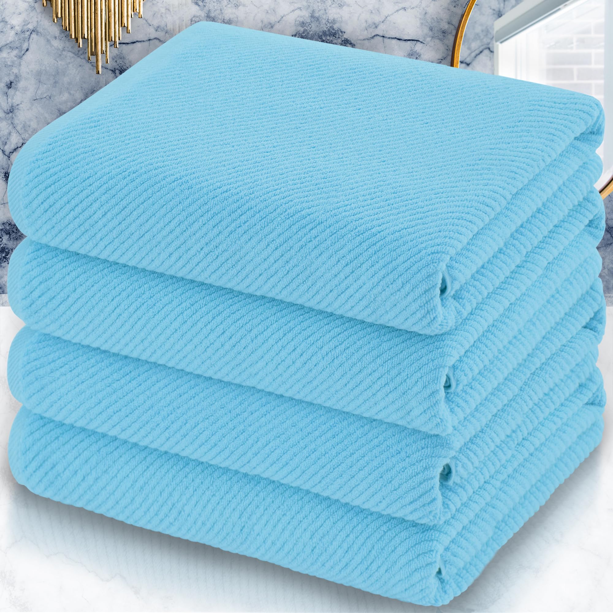 VOOVA & MOVAS Bath Towel Set, 4PC Large 30