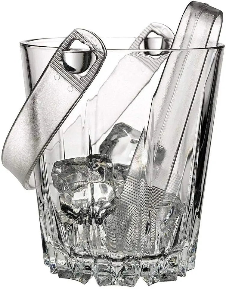 Balde de gelo Karat em vidro com pinca acrilica 800ml