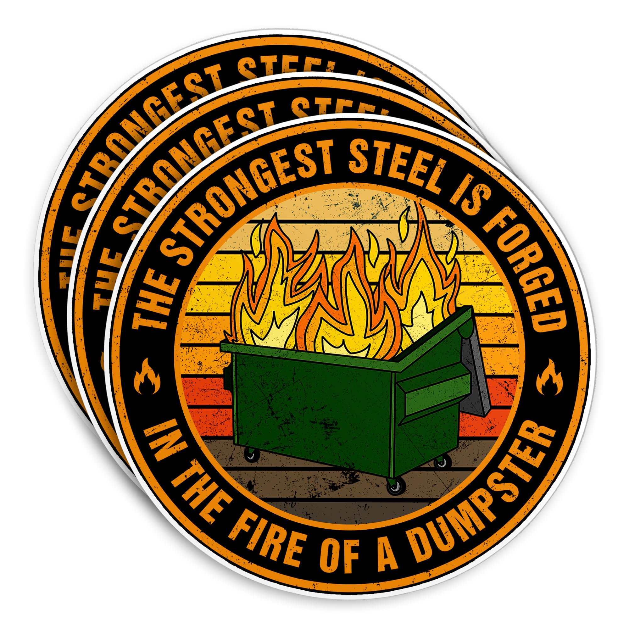 Amazon.com: (3 Pcs) The Strongest Steel is Forged in The Fire of a