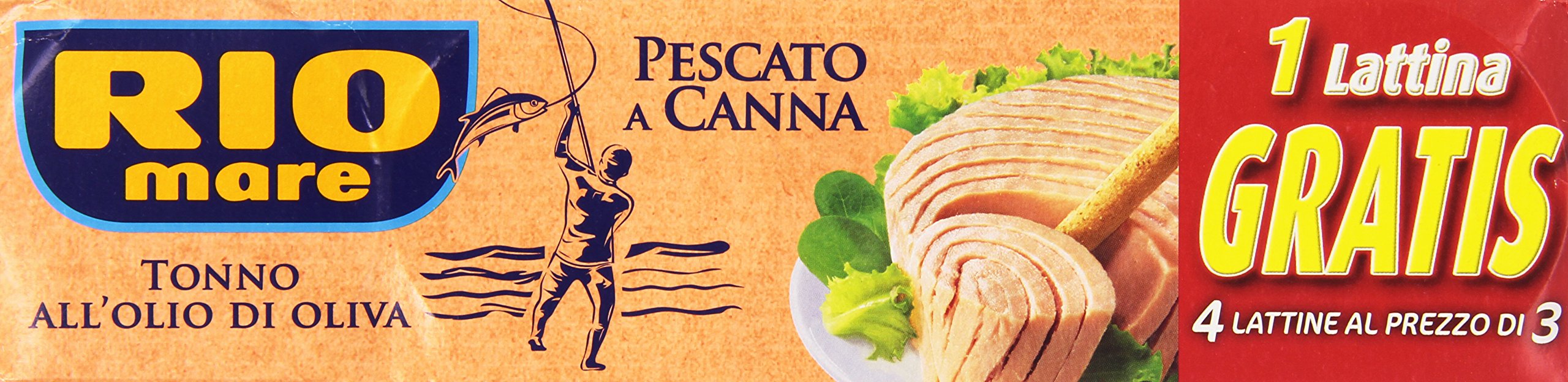 Rio Mare Tonno all'Olio di Oliva, 4 Scatole da 80 G - 320 gr