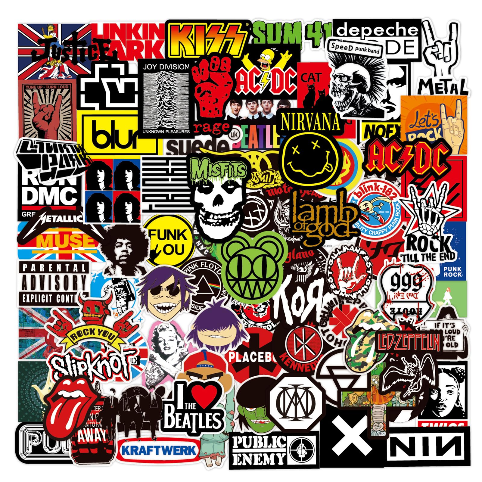 Rock and Roll Music Stickers