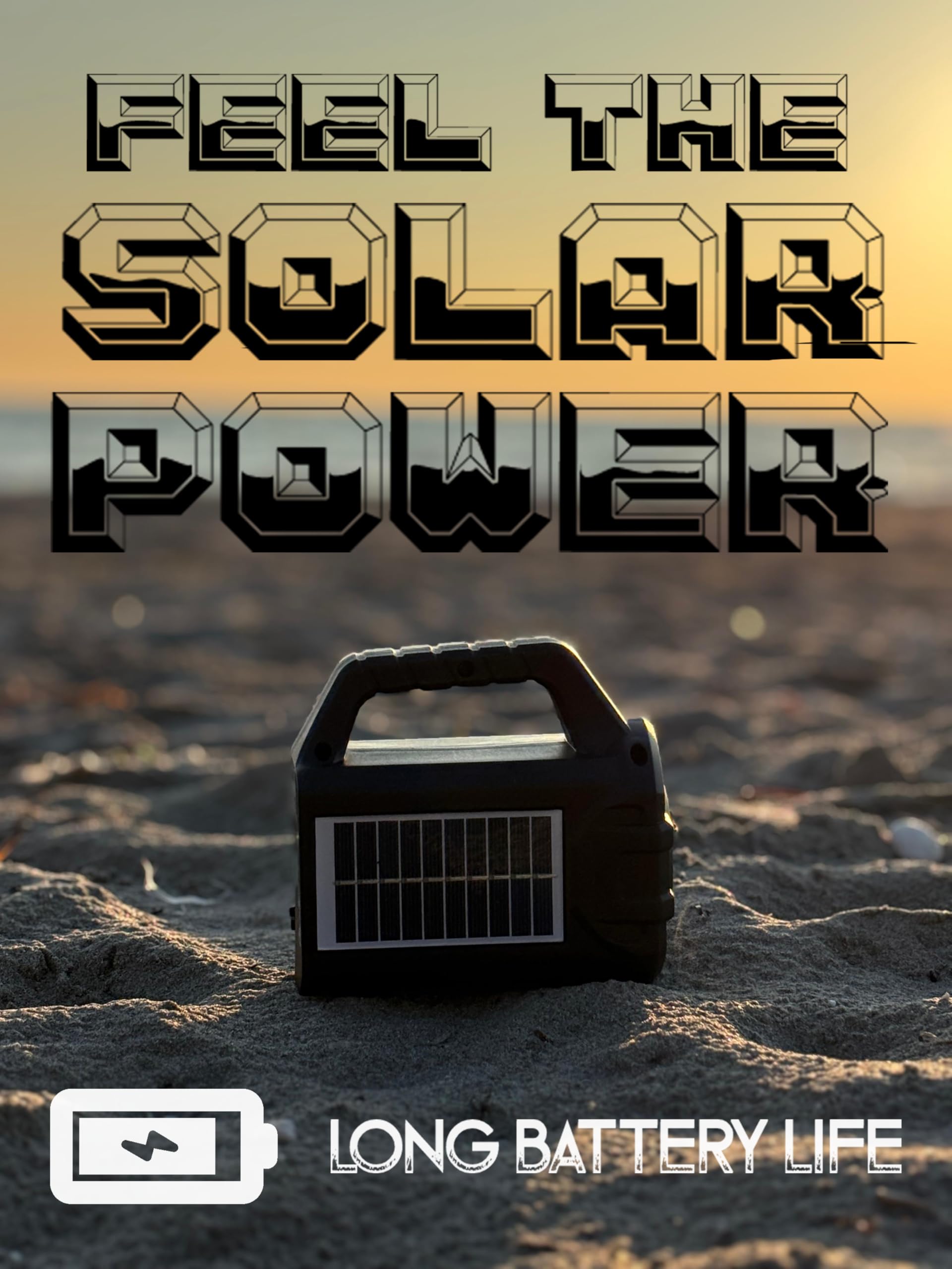 GREATNICE Bluetooth Speaker, Wireless Outdoor Portable Speaker with Solar Panel, Powerbank, Waterproof & Rechargeable LED Flashlight – Ideal for Camping, Hiking, Beach, and Home Use