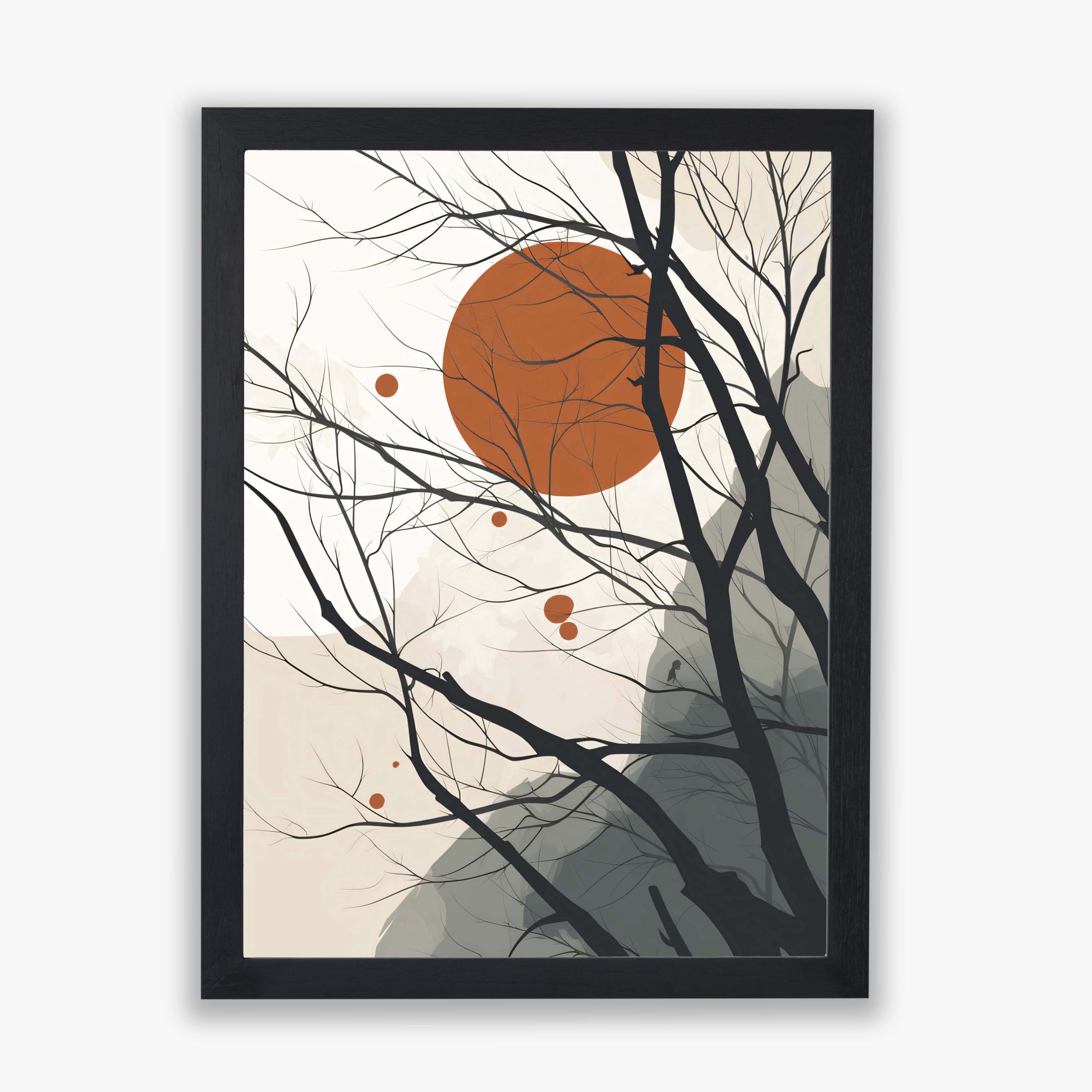 Toile encadrée Winter Suns II Spiffing Prints 50x75 cm décor montagne - 8