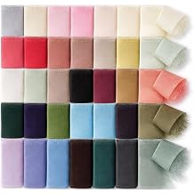 36 Rolls Chiffon Ribbon 1.57 x 118 yd Handmade Fringe Silk Ribbon | Colorful Fringe Ribbon, for Wedding Invitations, Bridal Bouquets, DIY Crafts and Gift Wrapping