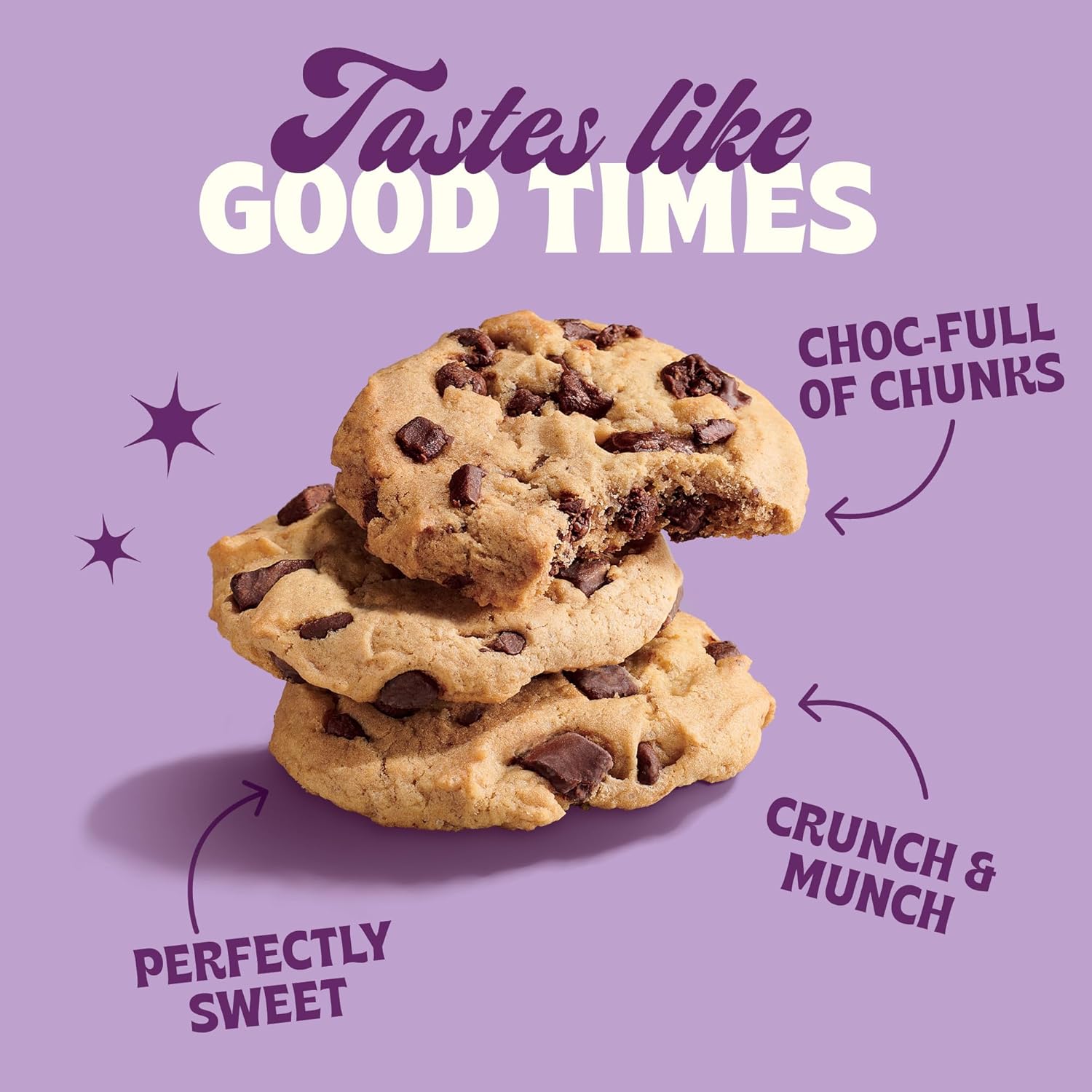 Back to Nature - Chocolate Chunk Cookies - Made With Seriously Tasty Real Ingredients like Wheat Flour - Non-GMO - 7.5 Ounce (Pack of 6)