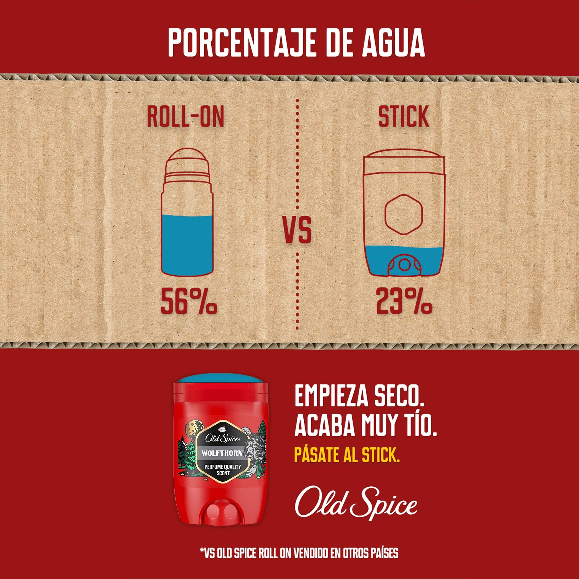 Old Spice Wolfthorn Desodorante En Barra Para Hombres 4x50 ml, Fresco 24 Horas, Todos Los Días Con Uso Diario, Perfume Duradero, Fragancia Excepcional, Protección Contra El Mal Olor — view 3