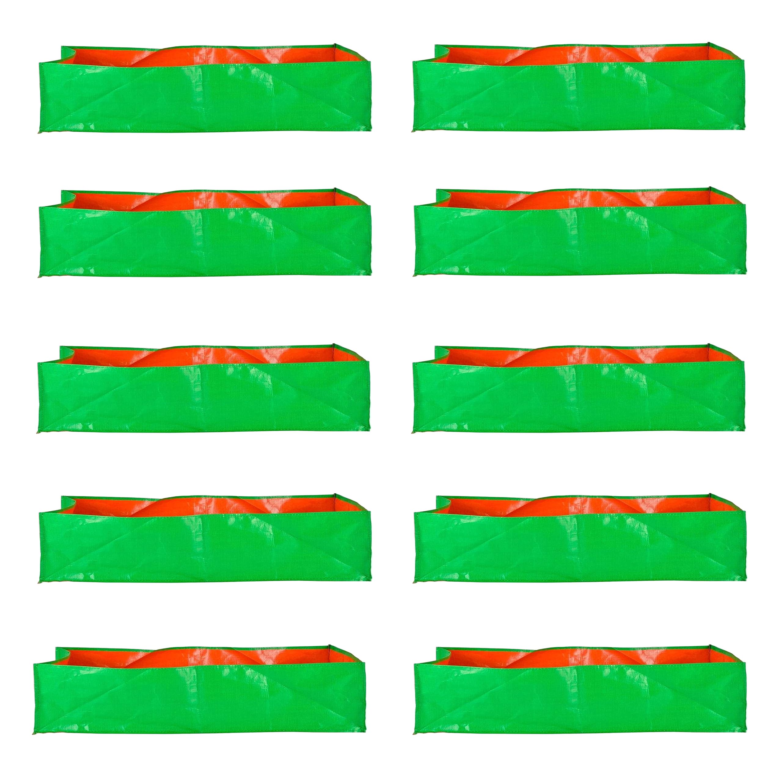 GARDECO 260 GSM HDPE UV Treated Heavy Duty Rectangle Type Grow Bags for Vegetable (24x12x6-Inch) - Pack of 10 (B0CHWD76FD) Amazon Price History, Amazon Price Tracker