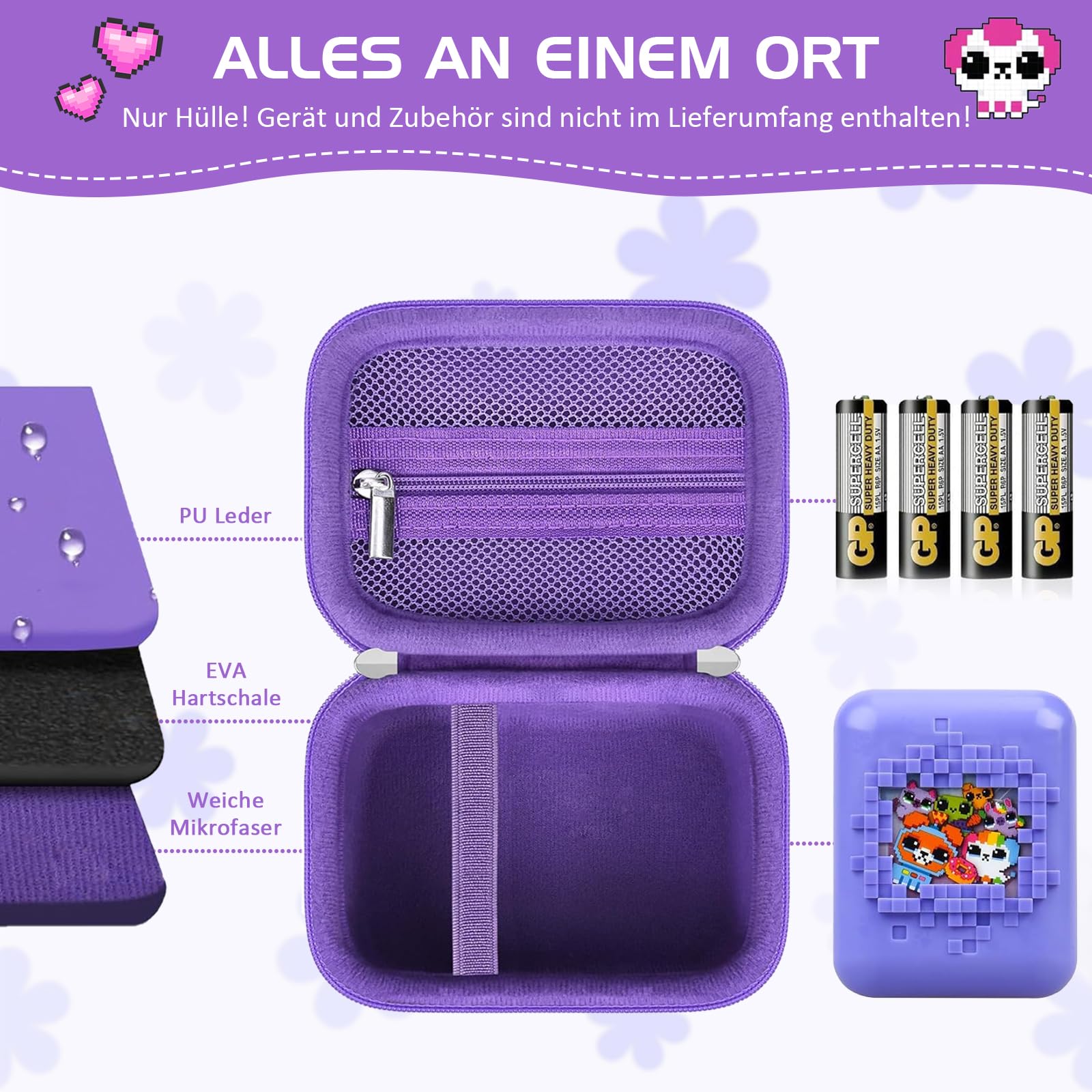Étui de protection - KZQ - Bitzee - Silicone durable - Protection 360° - Couleur bleue - Jeux - Jouets Étui de protection - KZQ - Bitzee - Silicone durable - Protection 360° - Couleur bleue - Jeux - Jouets