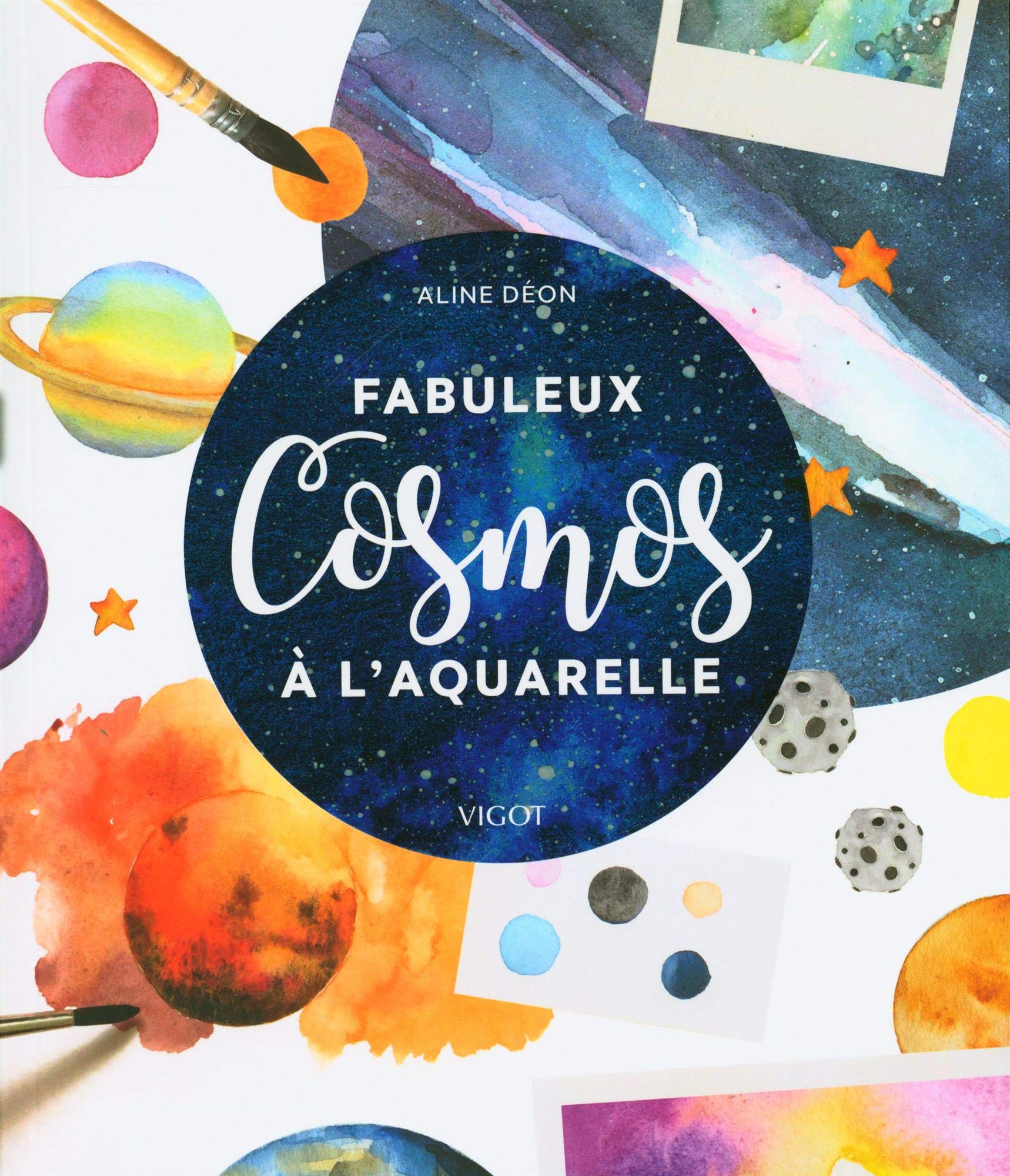 Fabuleux cosmos à l'aquarelle