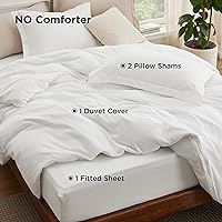 Vista 17 de Bedsure Funda de edredón tamaño Twin/Twin XL - Juego de ropa de cama suave de doble cepillado para niños y adultos, cierre de cremallera, 2 piezas