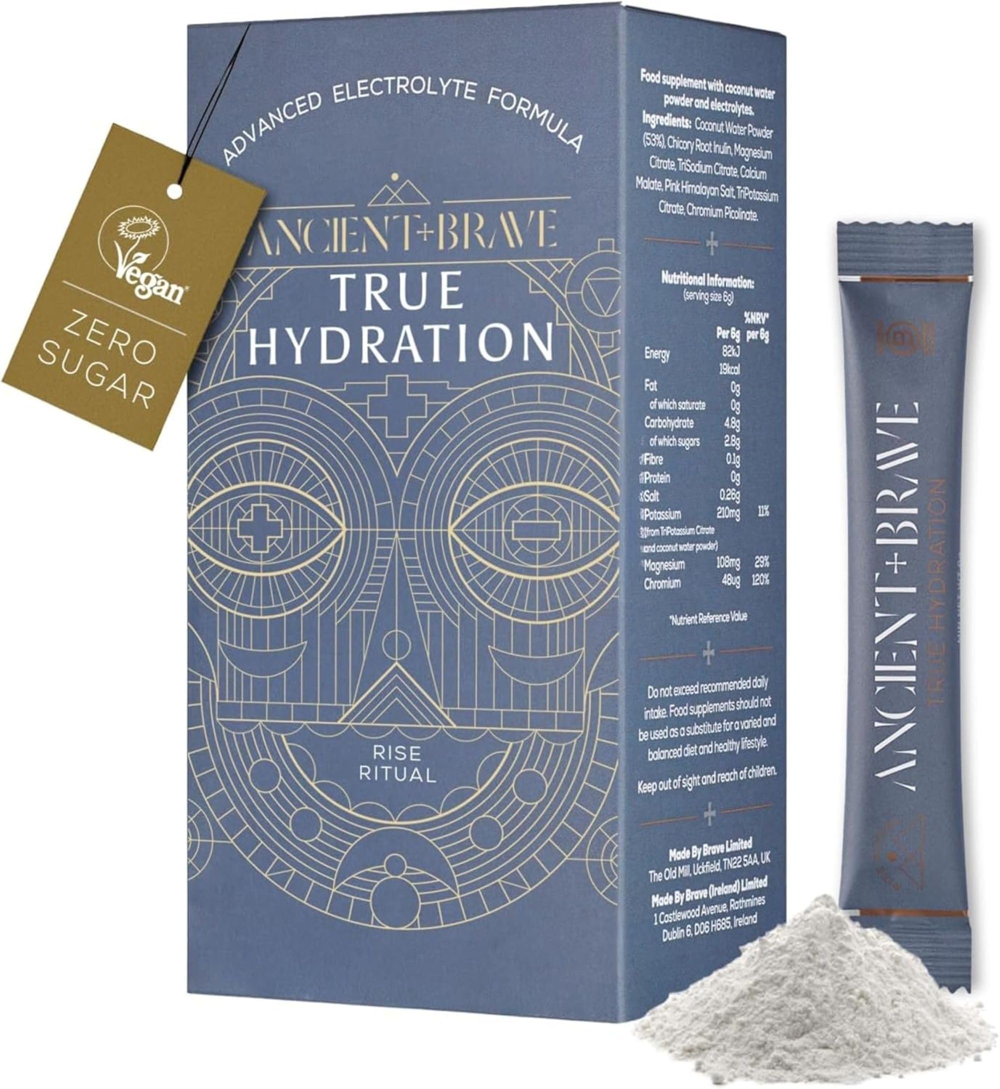 Ancient + Brave True Hydration Powder 15 x 6g | Electrolytes Powder