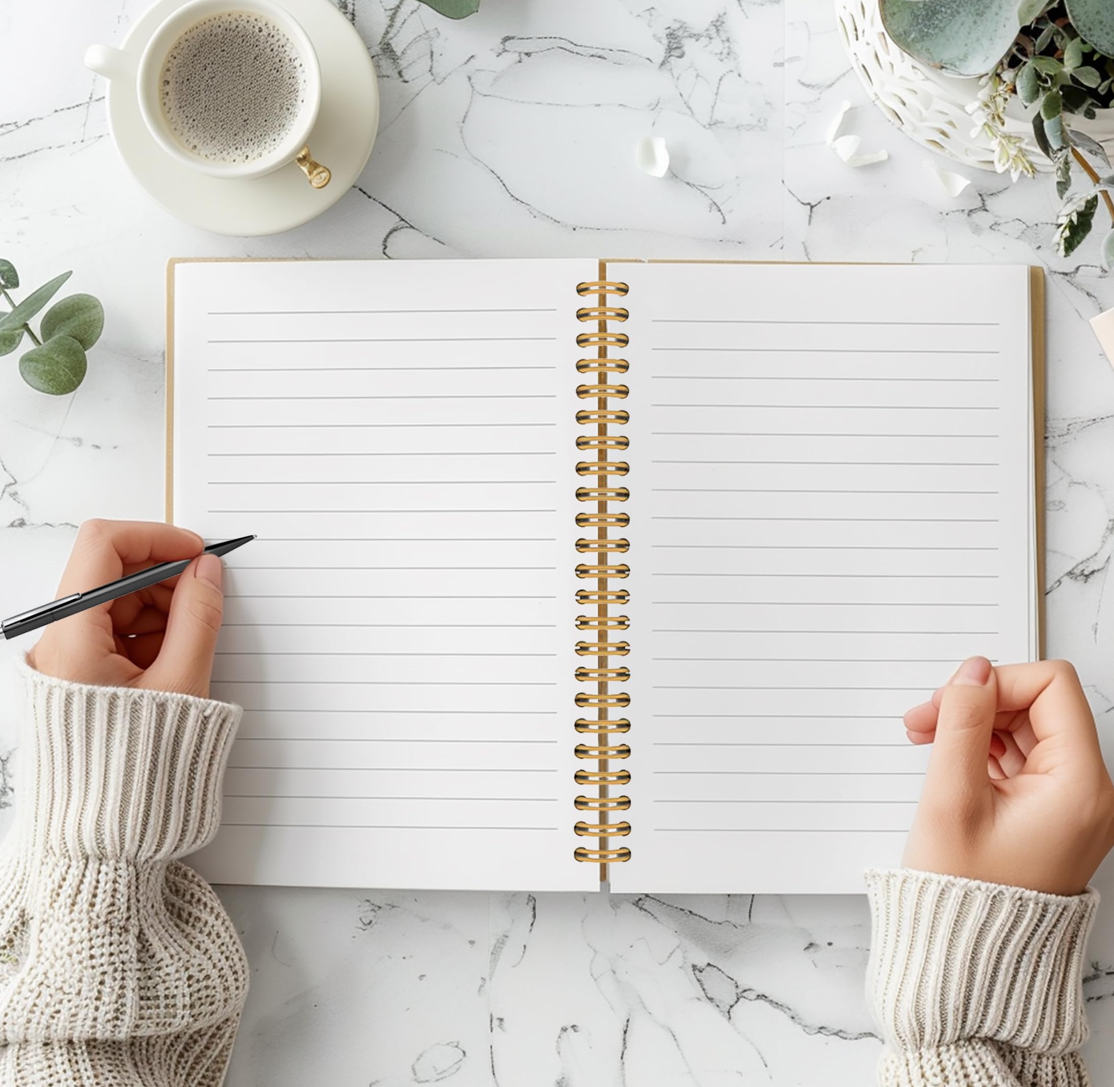 Guymn Cuaderno gótico de cuervo de calavera – Diario gótico, diario genial, cuaderno de bruja, material de bruja, suministros de oficina góticos, cuaderno de Halloween, cuaderno de espiral de 5.5 x