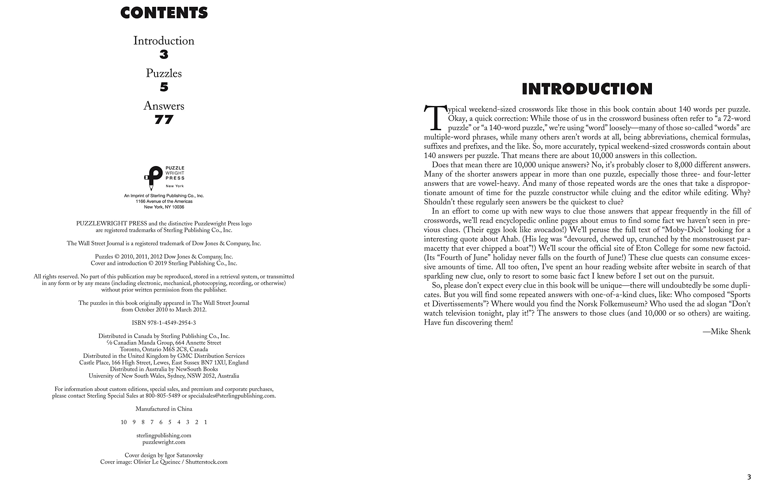 The Wall Street Journal Premium Sunday Crosswords: 72 AAA-Rated Puzzles (Wall Street Journal Crosswords, 4) - Image 2