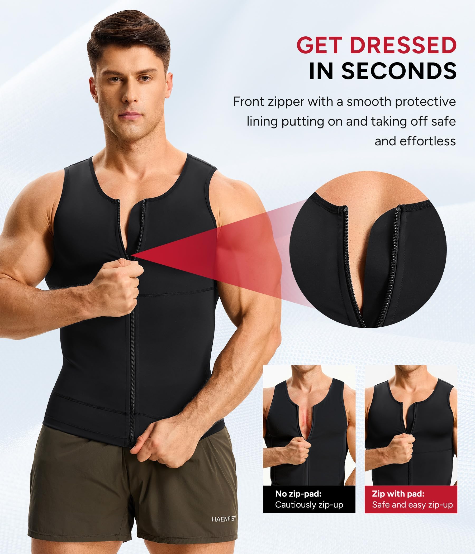 Junlan Maglietta Compressione Uomo Canotta Contenitiva Snellente Intimo Modellante Dimagrante Canotte Sportivo Fitness Canottiera Magliette