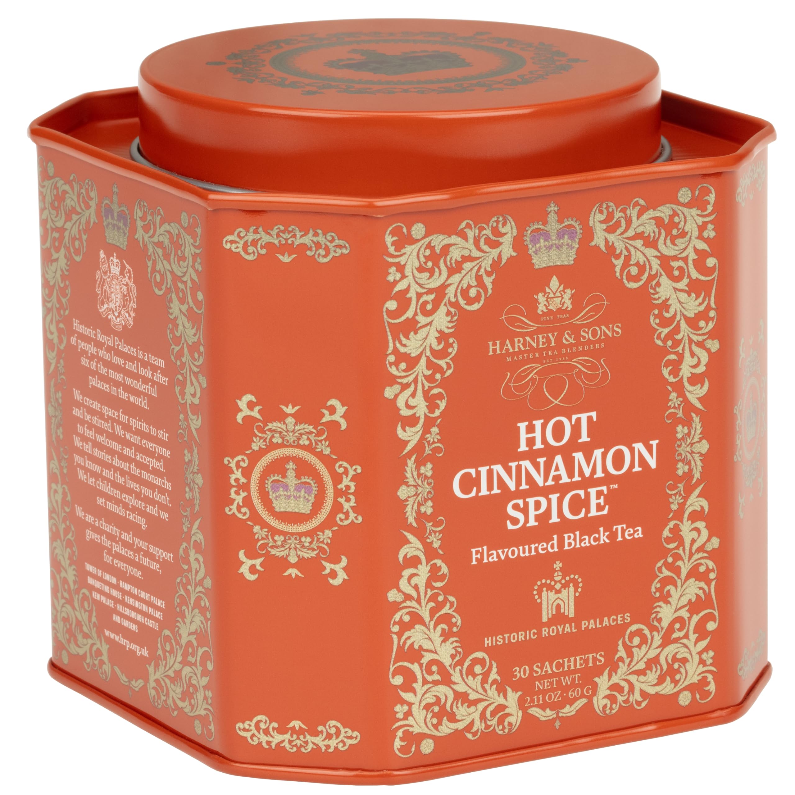 Harney & Sons Tè Nero alla Cannella Piccolo 30 Bustine da 2.67 oz