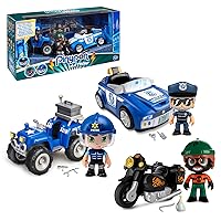 Pinypon Action - Pack Veicoli con quad, auto e moto