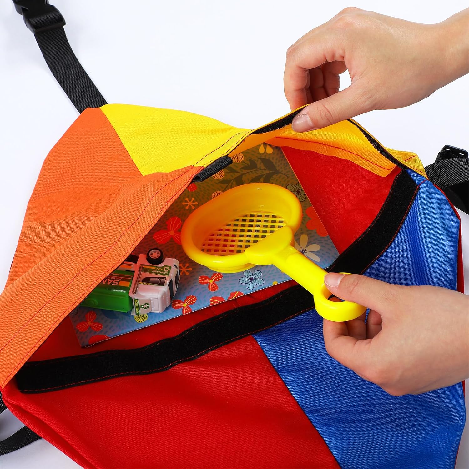 Children Safety Walking Rope for Preschool with Pockets Fits Up to 6 Children 2 Teachers for Toddlers Kids Outdoor Daycare Walk line Guides