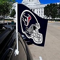 Vista 2 de Rico Industries NFL - Bandera de doble cara para automóvil, accesorio para auto