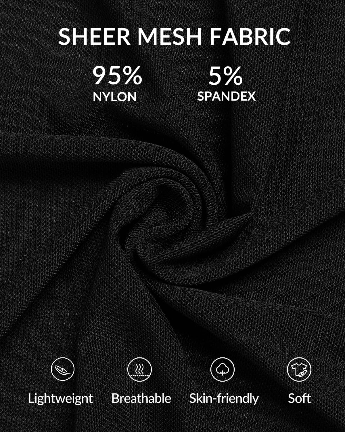 Pinup Fashion Mesh Swimsuit Cover Up Sexy Sheer Swim Coverup Women See Through Dress - Image 4