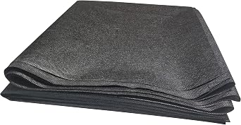 3 yds. X 63 ins. Upholstery Dust Cover Fabric Replacement, Non-Woven Black Cambric Fabric for Under Cloth of Couches, Recliners, Loveseats, Chairs, Sofas or Mattresses Bottom Cover