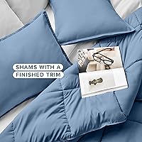 Vista 111 de Bare Home Comforter Set - King/California King Size - Ultra-Soft - Goose Down Alternative - Premium 1800 Series - All Season Warmth