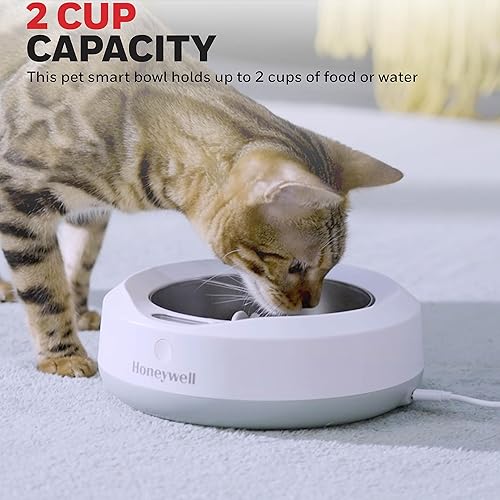 Miniatura 3 de Honeywell Cuenco 2 en 1 para mascotas, cuenco para mascotas escalado basado en la aplicación con inserto extraíble de alimentación lenta  Tazón