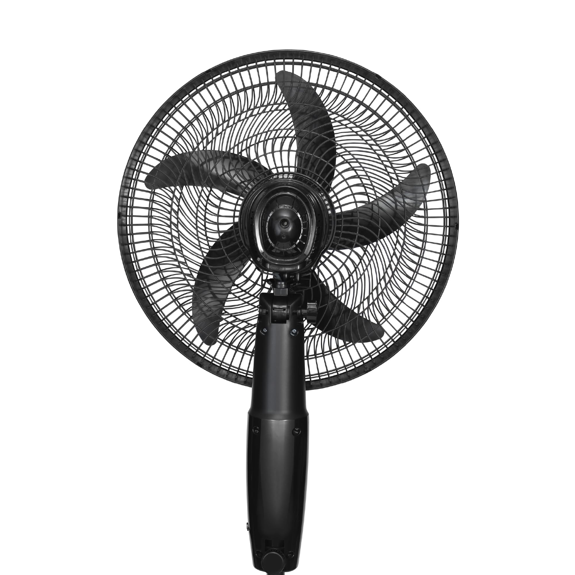Practika Ventilatore a piedistallo da 16 pollici, 2 velocità, pratico e versatile, Crociera in metallo, altezza regolabile