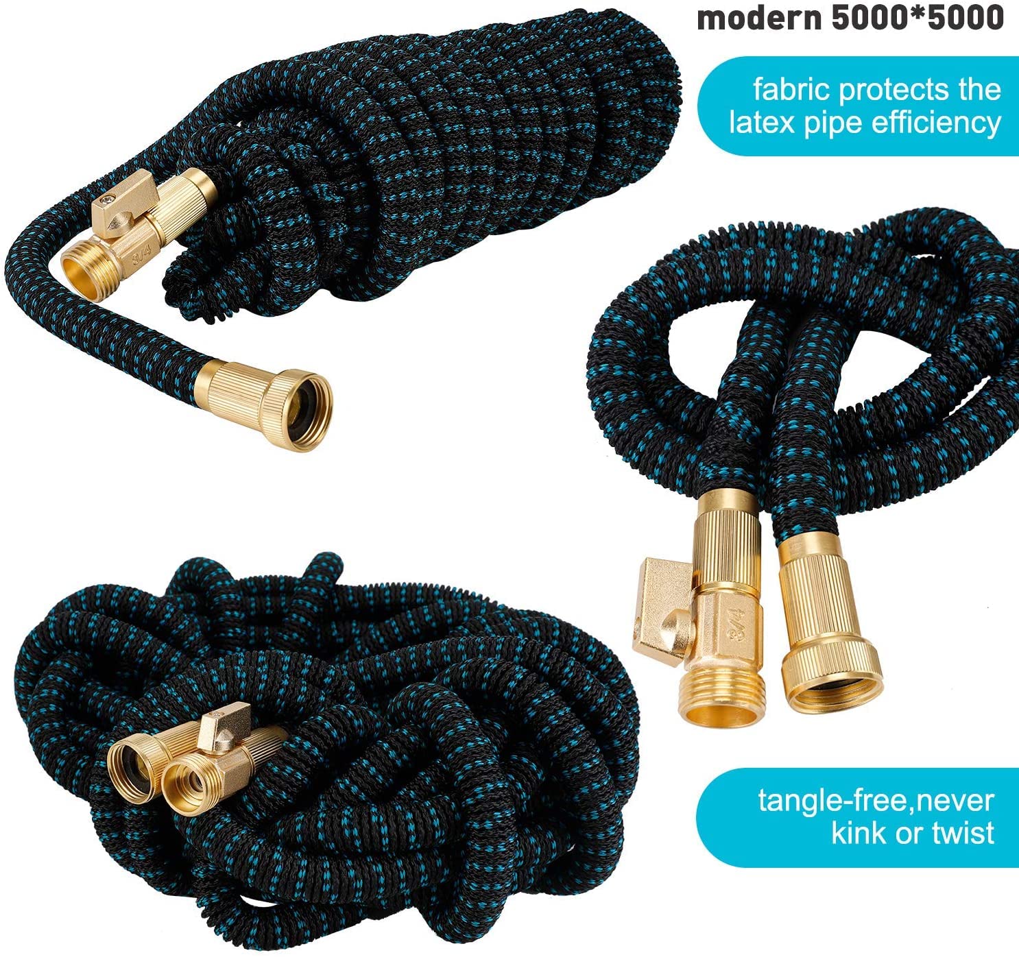 Tubo da giardino estensibile Fitt Ikon blu 15m | Leroy Merlin