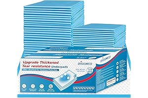 Incontinence Underpads | Heavy Duty 40 x 36 inches Disposable Chucks Pads (50 Count)