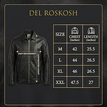 Buy DEL ROSKOSH Men's Classic Designer Faux Leather Zip-Up Jacket