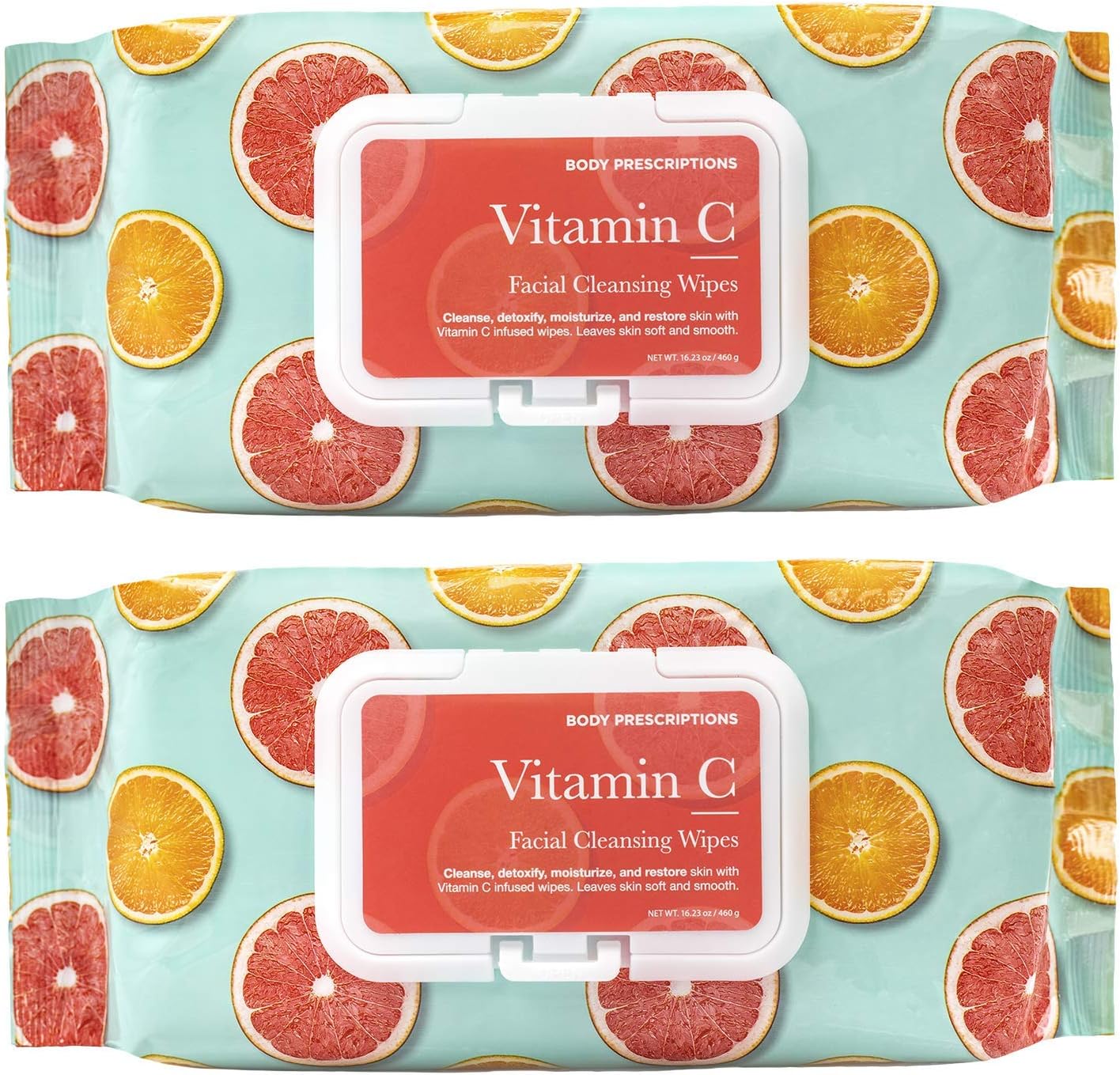 Body Prescriptions Vitamin C and Aloe Face Wipes & Makeup Remover Wipes