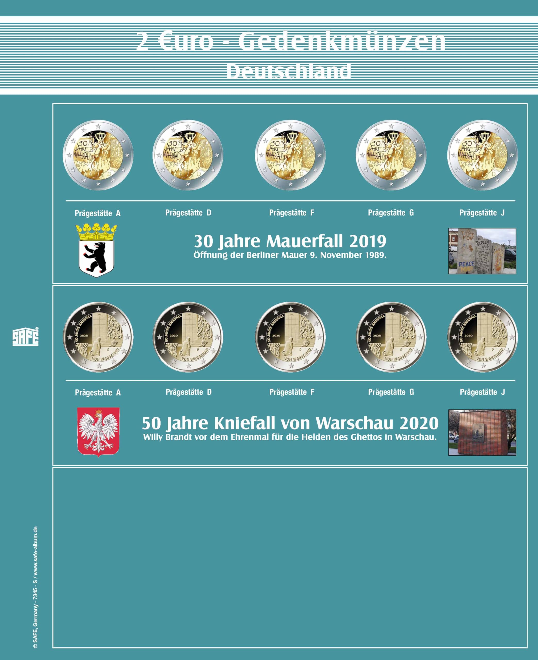 Premium-Münzalbum 2 Euro Deutsche Bundesländer