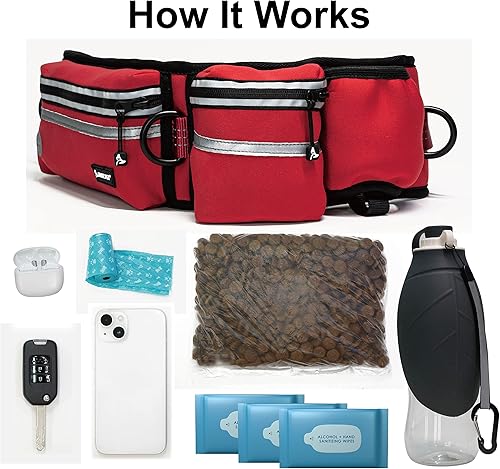 Miniatura 7 de KZJBELT-11 - Cinturón para correr y manos libres, correa elástica retráctil con absorción de golpes, con cinturón para correr, caminar, entrenar,