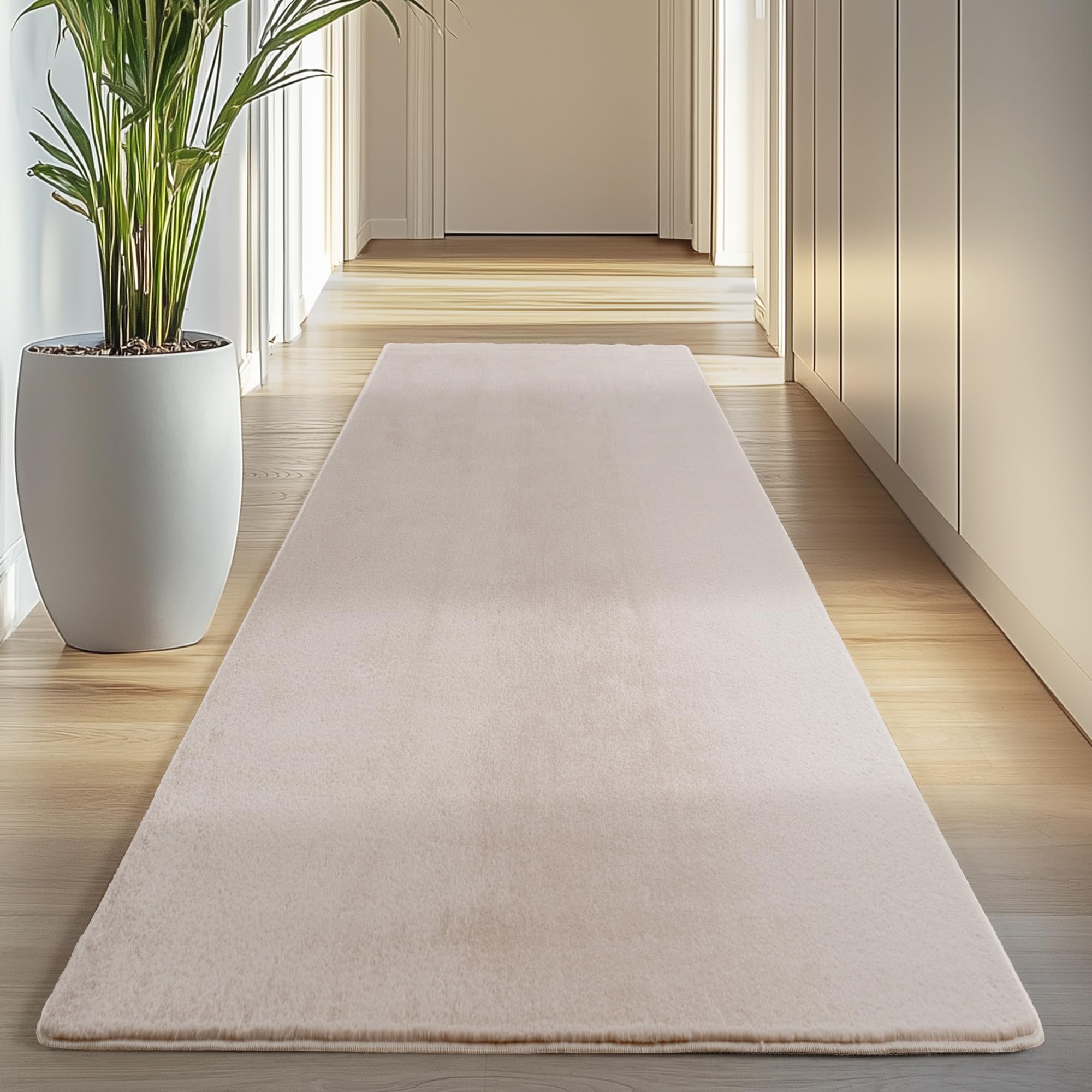 Carpettex Teppich Kurzflor Teppich Waschbar, rund, rutschfest & weich, modernes einfarbiges Design für Wohnzimmer, Schlafzimmer, Küche & Kinderzimmer.