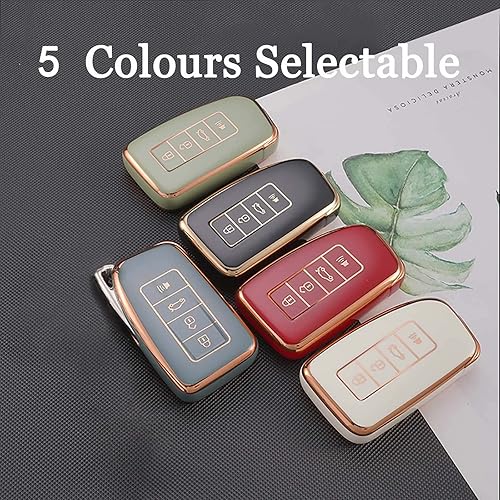 Miniatura 7 de RYE Funda para llavero GMC, funda de TPU suave para llavero de protección completa para GMC Terrain Yukon Acadia Chevrolet Chevy Suburban Tahoe