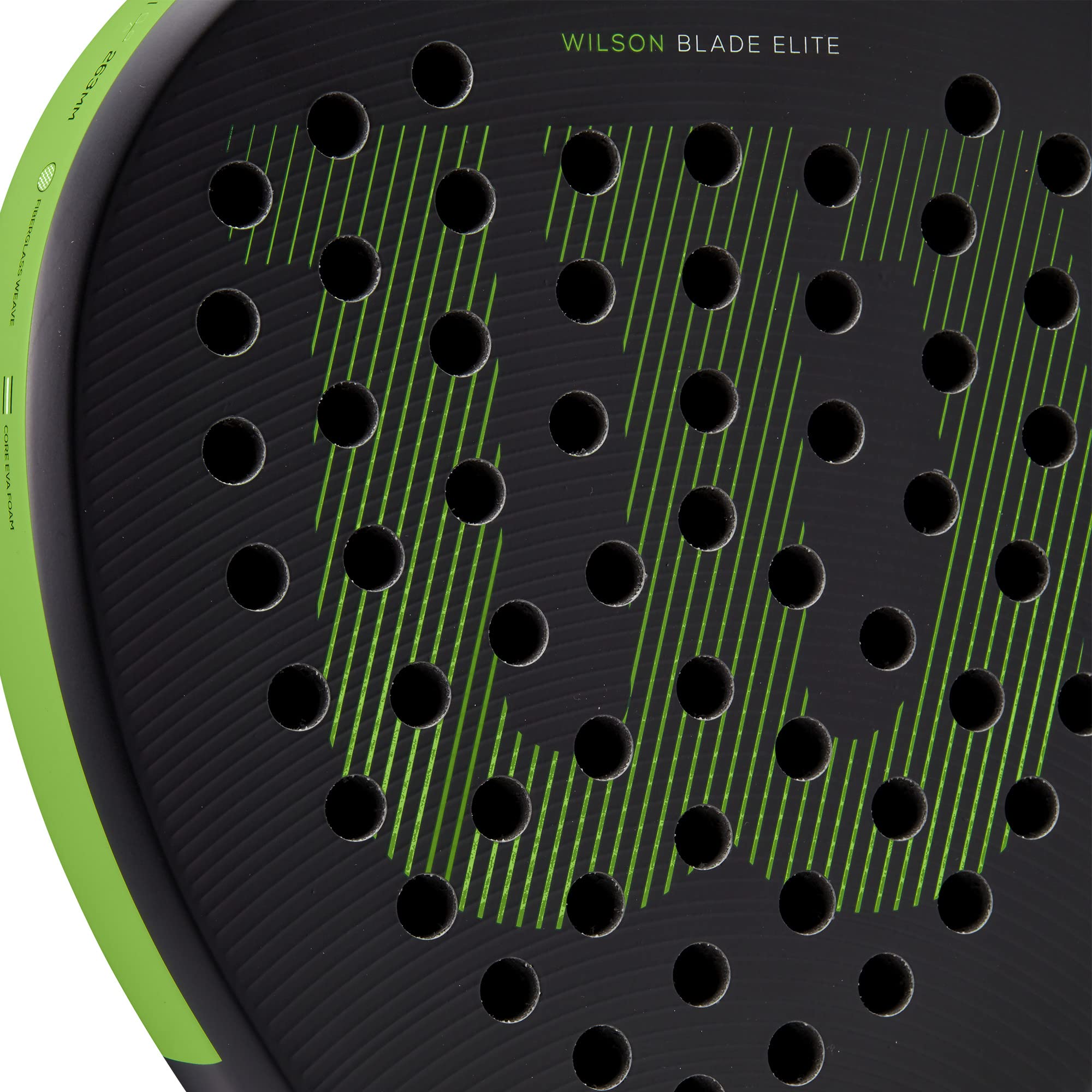 Wilson Blade Elite V2 Padel 2 Łopata, Dorośli Unisex, Czarny/Neonowy Zielony/(Wielokolorowy)