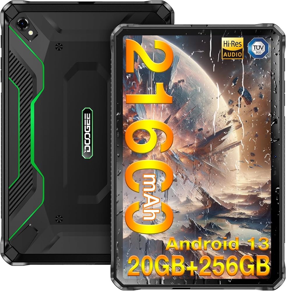 DOOGEE R10 防水タブレット【128GB】 Amazon.co.jp: DOOGEE R10 防水タブレット 10.4 インチ Android 13