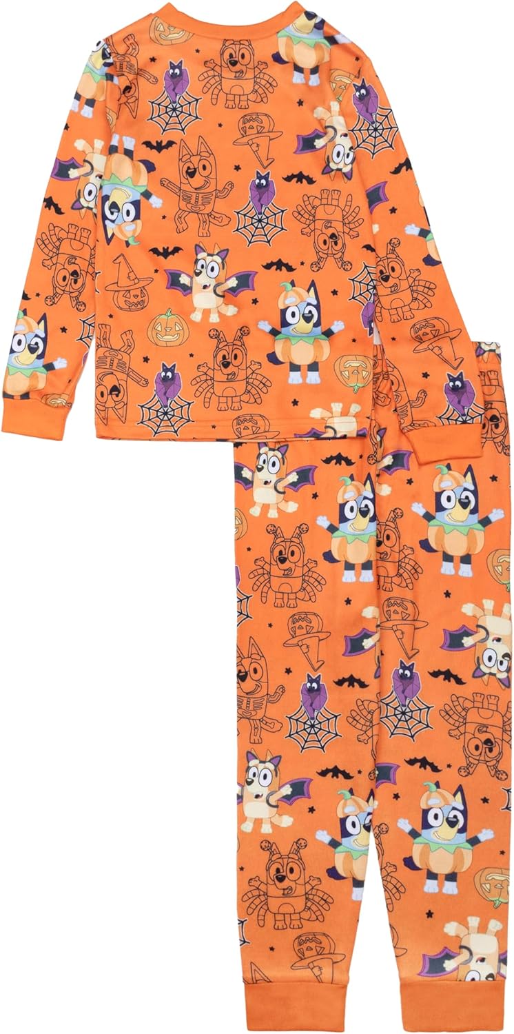 Bluey Unisex Kids 2-piece Loose-fit Pajama Set, Soft & Comfortable - Image 2