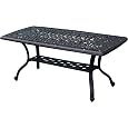 Darlee Elisabeth Cast Aluminum 9 Piece Dining Set – Best Luxury Patio Set for Families
