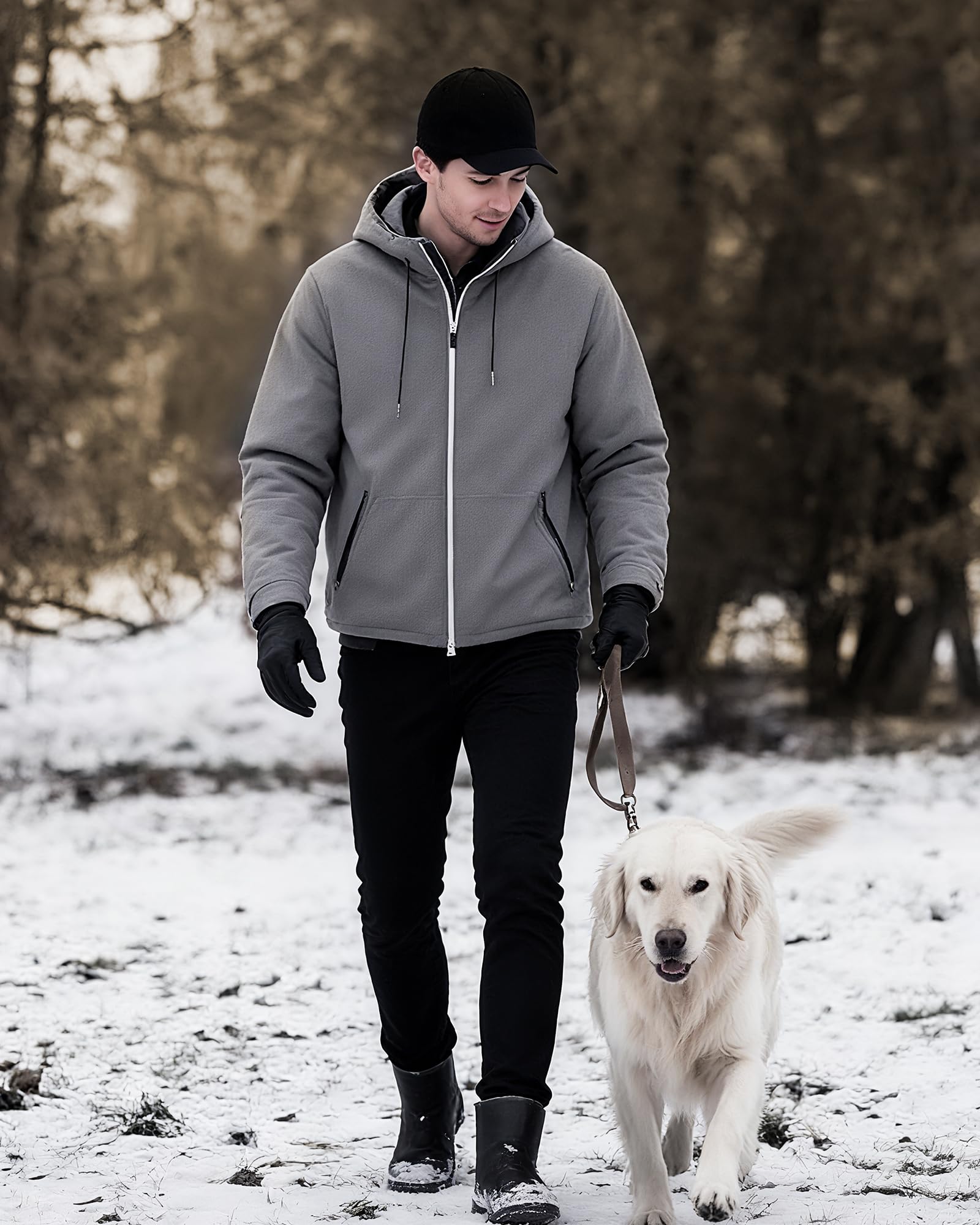 Paquete de 1 o 3 pantalones térmicos largos para hombre, forro polar, capa base ligera, leggings de compresión, equipo de invierno